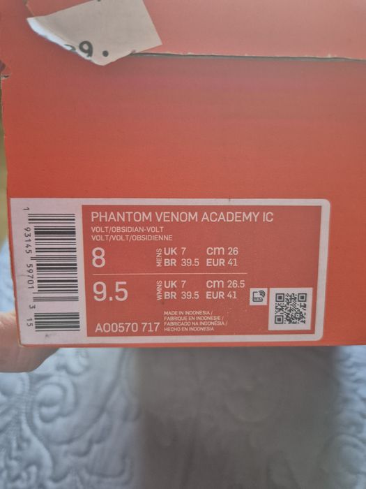 Adidas phantom venom academy ic rozm 39