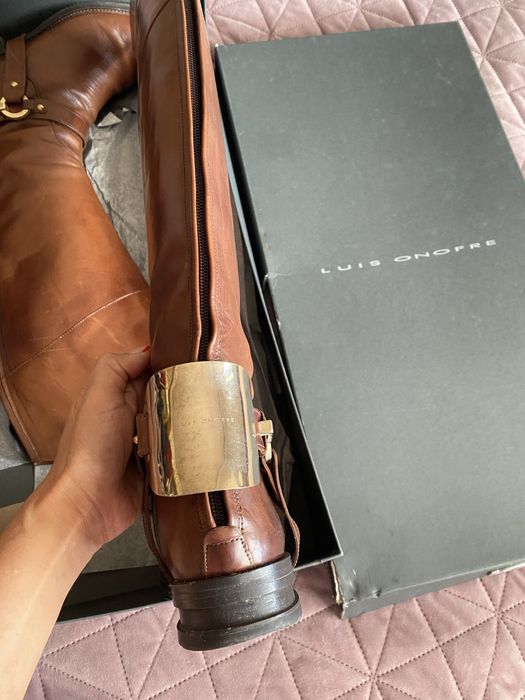 Botas Louis onofre em pele