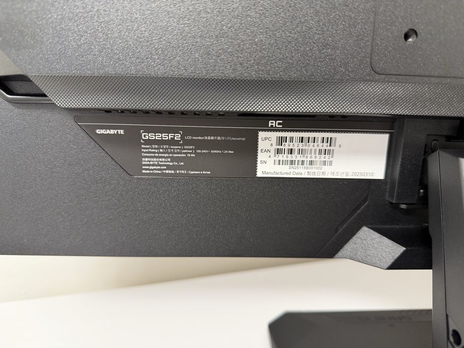 Монітор GIGABYTE 25