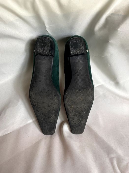 Sapatos Senhora Aura Blanc Verde Esmeralda