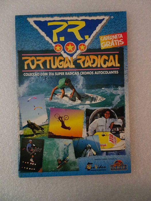 Caderneta de cromos vazia Portugal Radical
