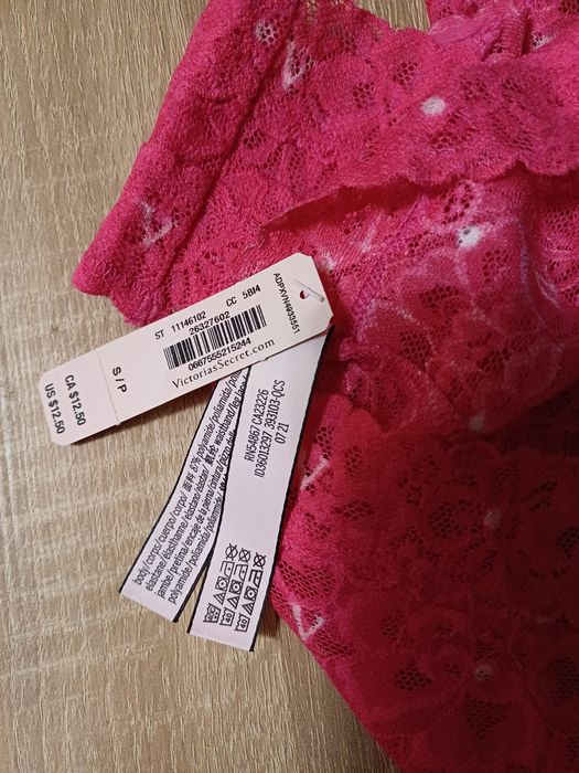 Трусики мережані бежеві Victoria's Secret, La vivas