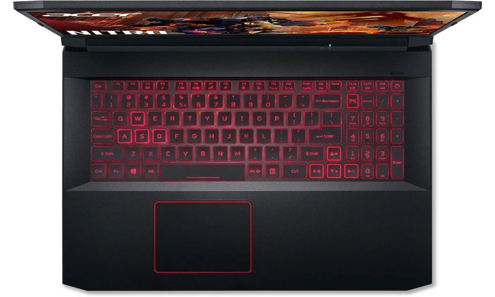 Laptop gamingowy Acer Nitro 5 czerwony klawiatura LED