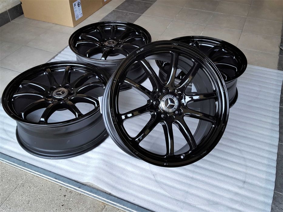 Alufelgi 19 5x112 Mercedes C E S V CLK CLS GLK GLC ML Vito Czarne z Rantem ! 430#
