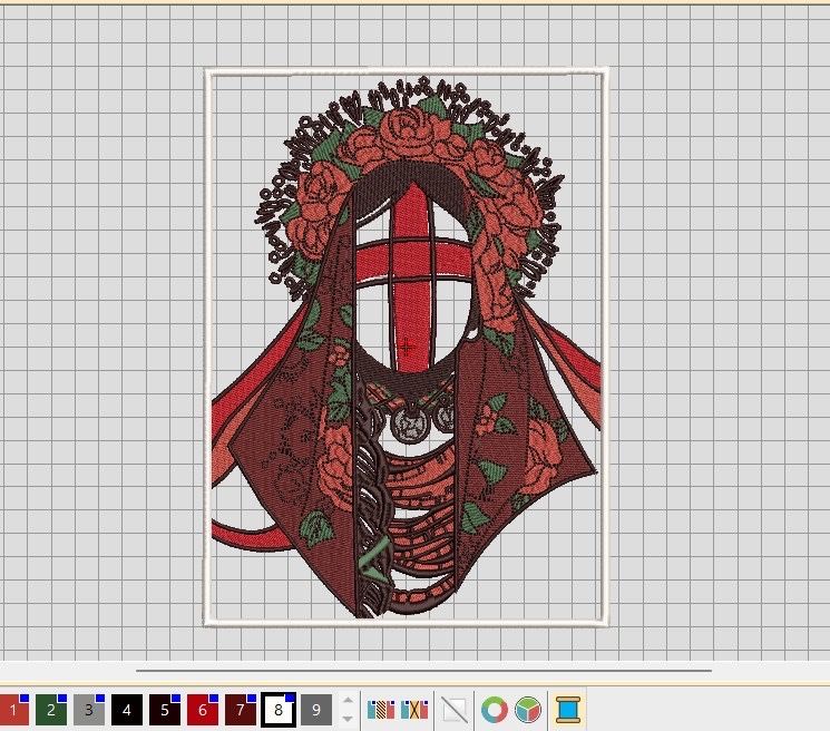 Разработка, оцифровка дизайнов машинной вышивки, wilcom