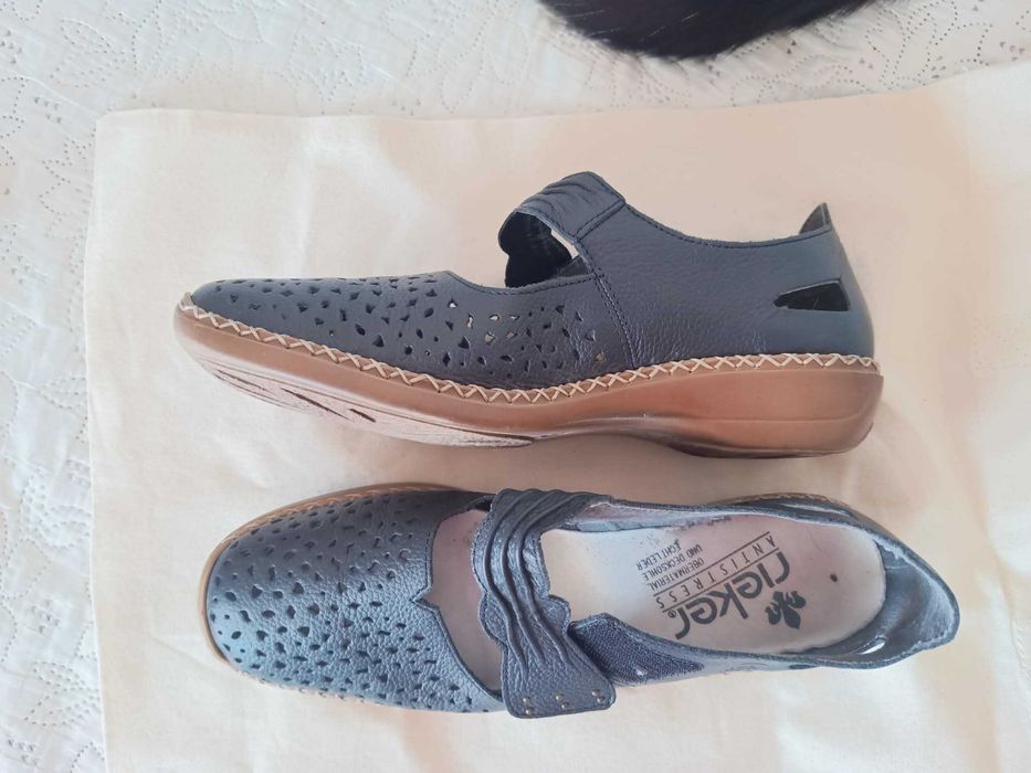 Buty damskie Rieker, rozm. 41 skórzane, wysyłka InPostem gratis