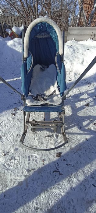 Санки - коляска б/в в гарному стані