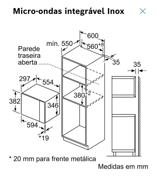 Micro ondas BOSCH - BFL520MS0