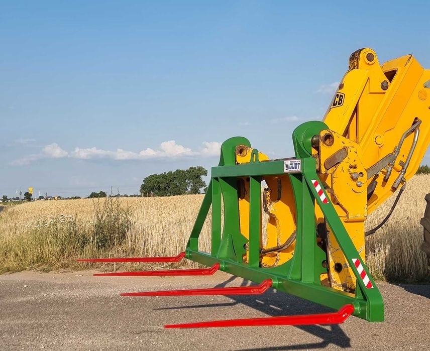 widły do słomy bel belek balotów kiszonka manitou merlo jcb claas