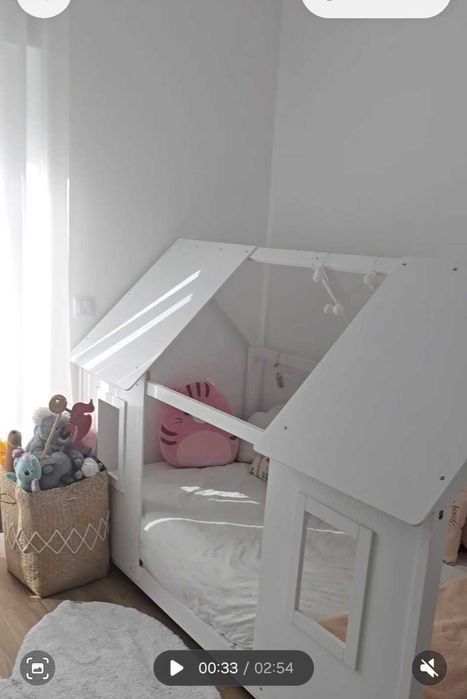 Cama montessori branca