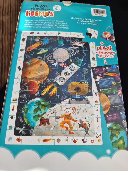 czuczu kosmos nowe puzzle panoramiczne 60 elementówowweee