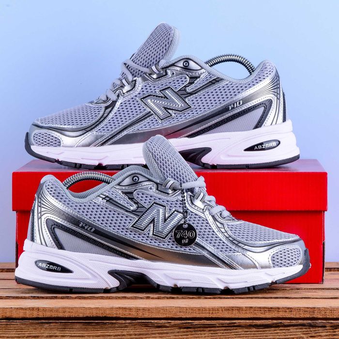 (2227) Чоловічі Кросівки New Balance 740 сірі (41-45) NB нб ню беленс