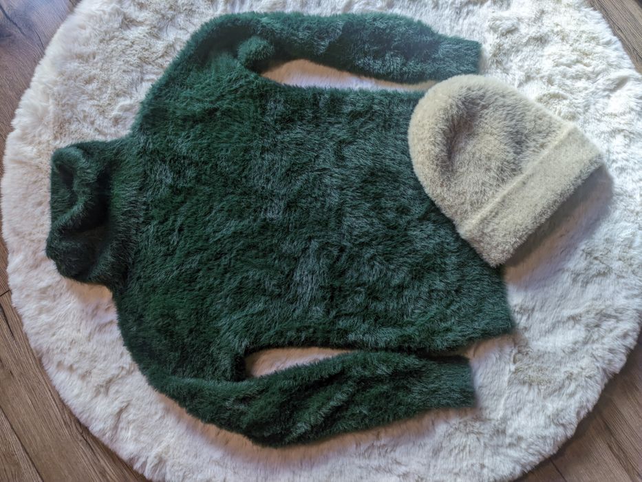 Sweter, golf z wełną