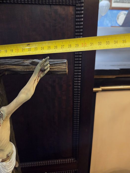 Crucifixo com cristo e prata