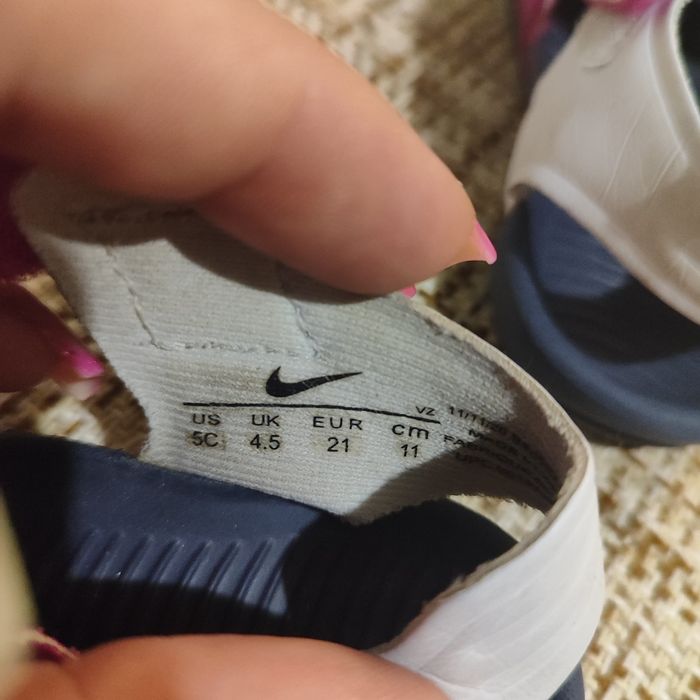 Аквашузи Nike, сандалі 11 см