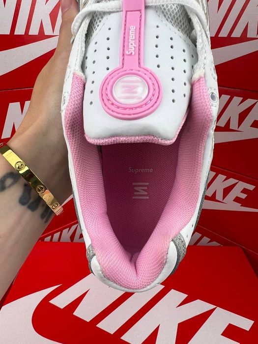 Nike Shox TL x Supreme Grey Pink