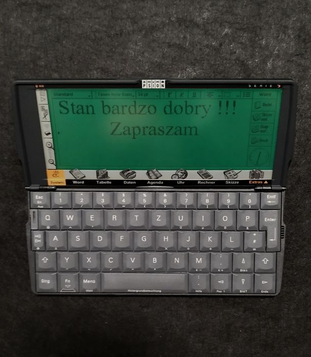 Palmtop Psion Series 5 8MB Epoc Vintage Komputer Idealny