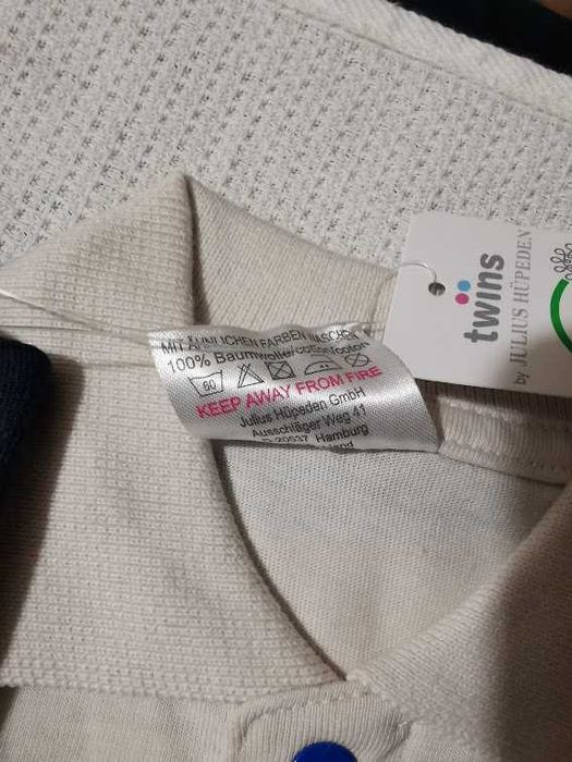 Koszulka polo dla chłopca Twins Baby zestaw 2 szt.