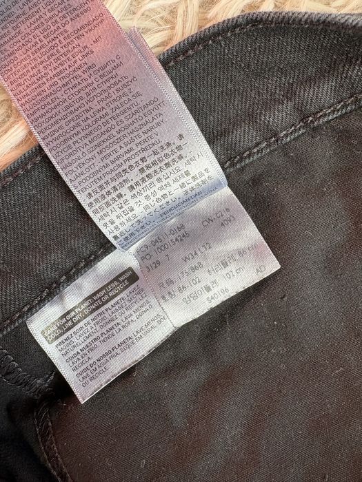 Czarne jeansy Levi's 511 Slim Fit / W32 L32