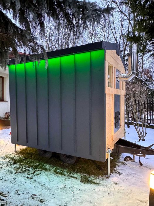 Sauna Mobilna na Drewno Wynajem Nowa Komfortowa Mińsk Mazowiecki