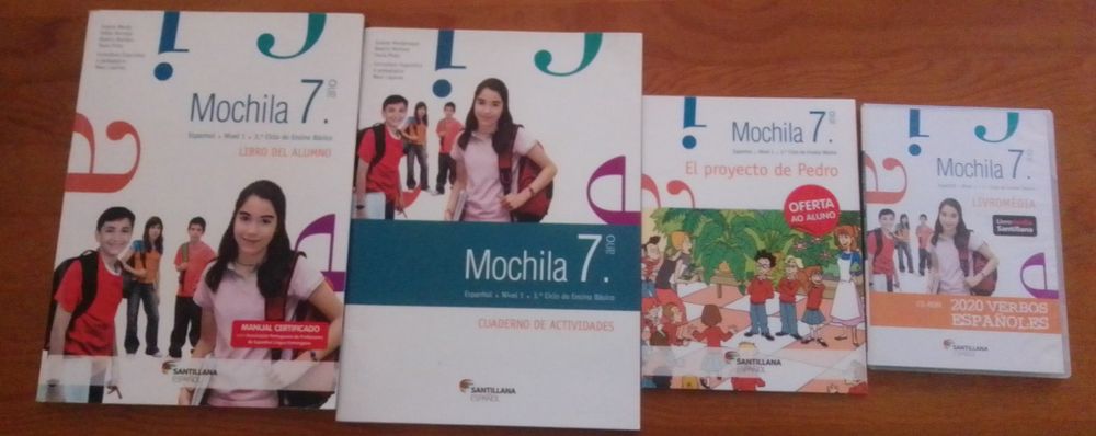 Manual + caderno de atividades, Mochila 7