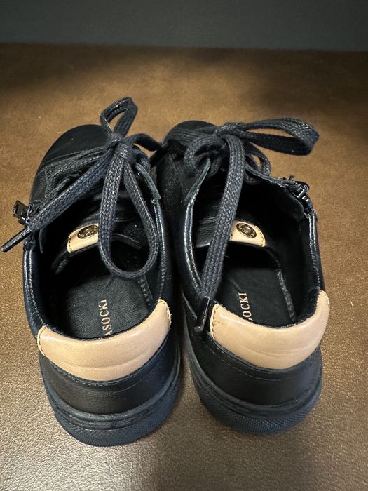 Buty Lasocki Young sneakersy skórzane czarne 31