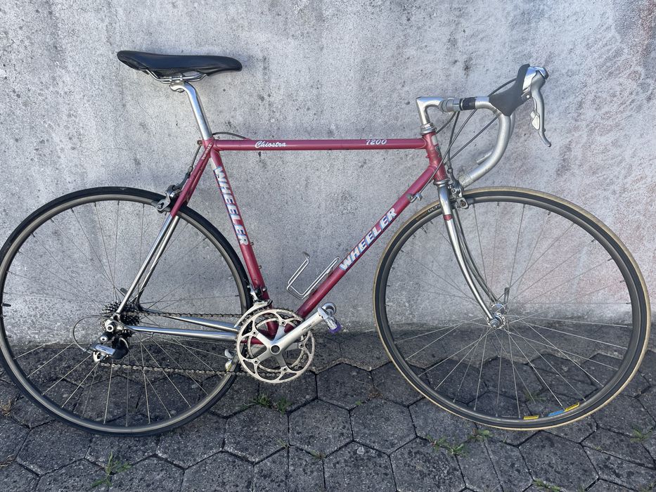 Bicicleta estrada wheeler tamanho 54 shimano 600