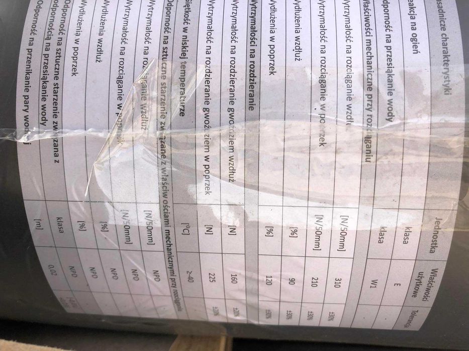 Folia dachowa, Membrana, Ekran ROOFLINE 150g/m2 /Corotop 150/Strotex