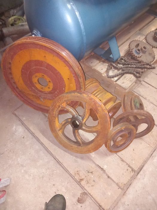 Koła pasowe kombajn bizon