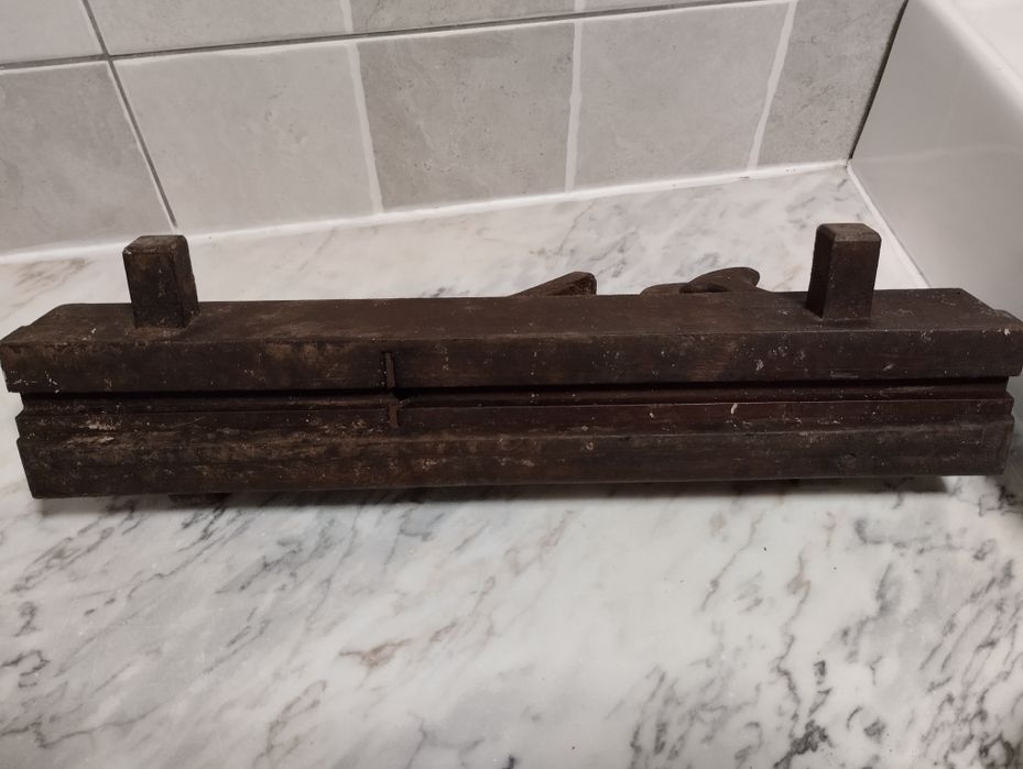 Plaina muito antiga em efeito de relevo