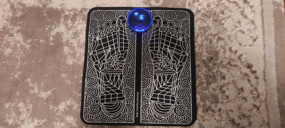 Электрический мини массажный коврик для ног EMS Foot Massager