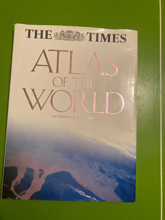 Atlas of the world - THE TIMES - Przepiękny Anglojęzyczny Atlas