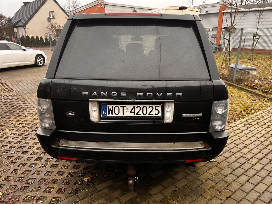 Range Rover uszkodzony silnik