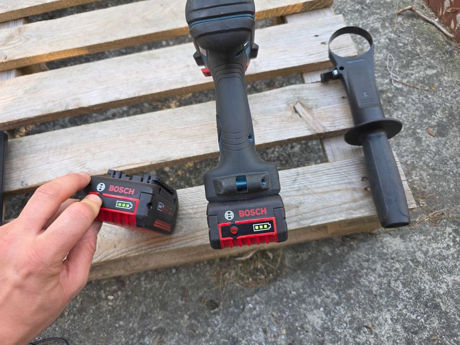 BOSCH GSR 18V-110C wkrętarko wiertarka 2x5ah ładowarka zestaw