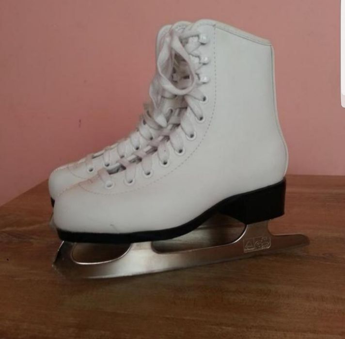 Білі ковзани на дівчинку 31 розмір