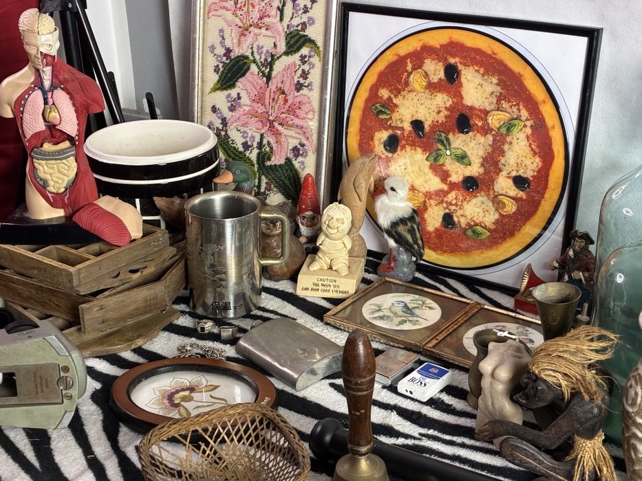 Duży obraz BATIK 70x50 Akt Boho Etno – Rękodzieło w antyramie