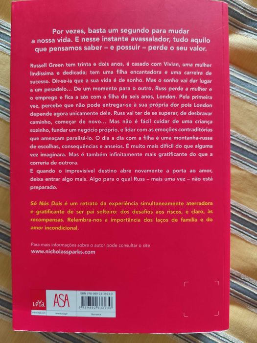 Livro Só Nós Dois - Nicholas Sparks
