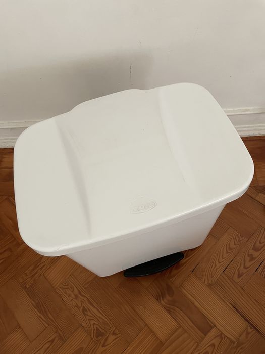 Balde lixo reciclagem 50 L branco