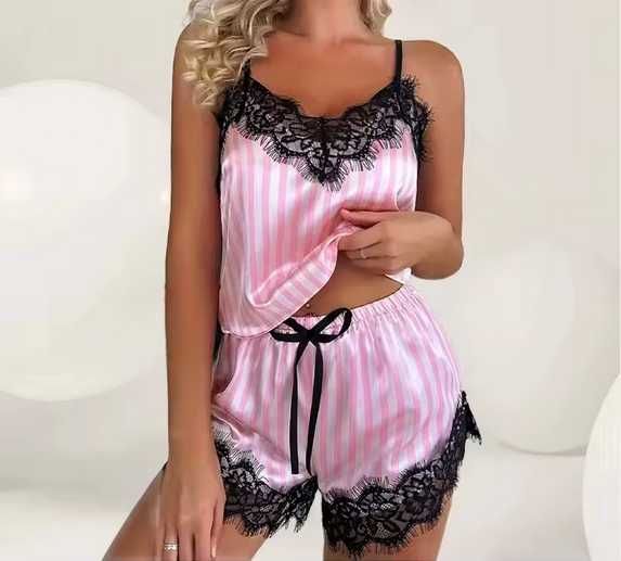 Dwuczęściowa seksowna piżamka styl Victoria Secret roz. M,L