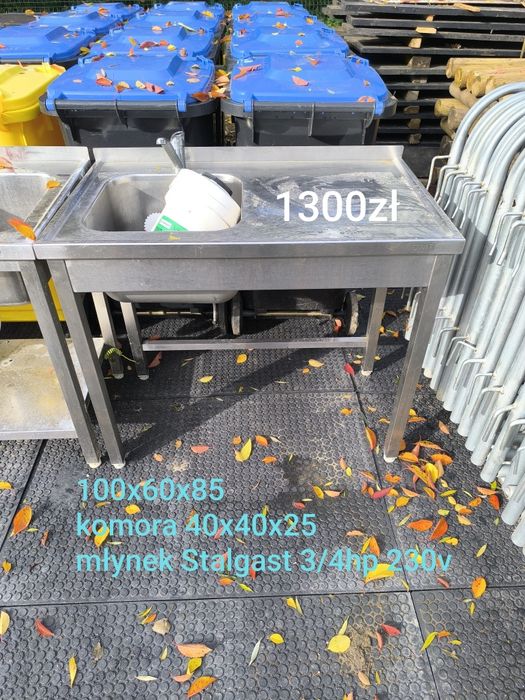 Meble nierdzewne, zlewy, baseny