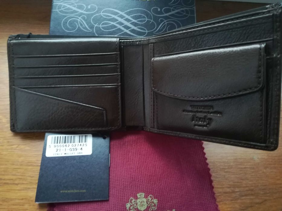 NOWY Elegancki Portfel Męski Wittchen Italy