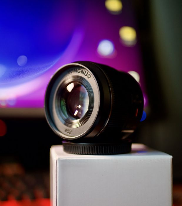 Обʼєктив Yongnuo 42.5mm f1.7 mark 2 micro 4/3 panasonic olympus