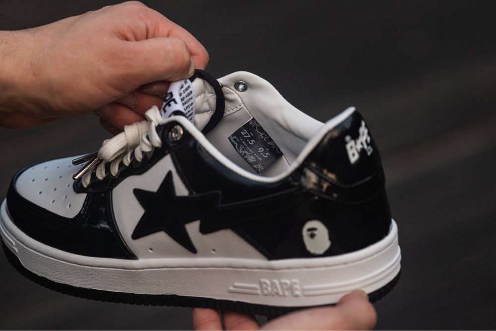 Buty Bape STA Patent Black 37-45 unisex trampki