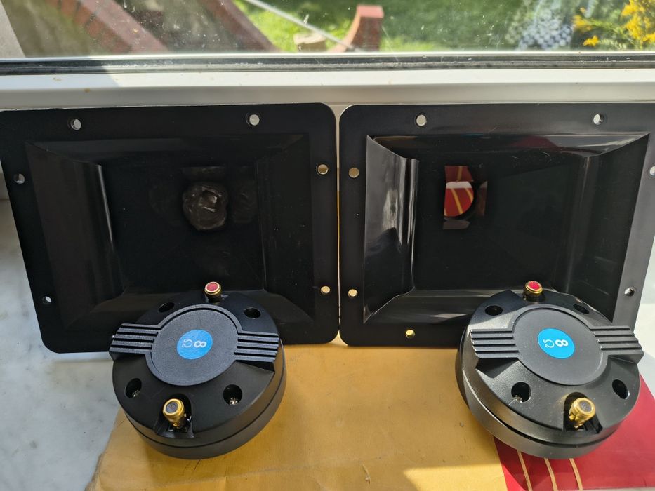 Drivery 1,4"/80W/8ohm z hornami .Nowe!