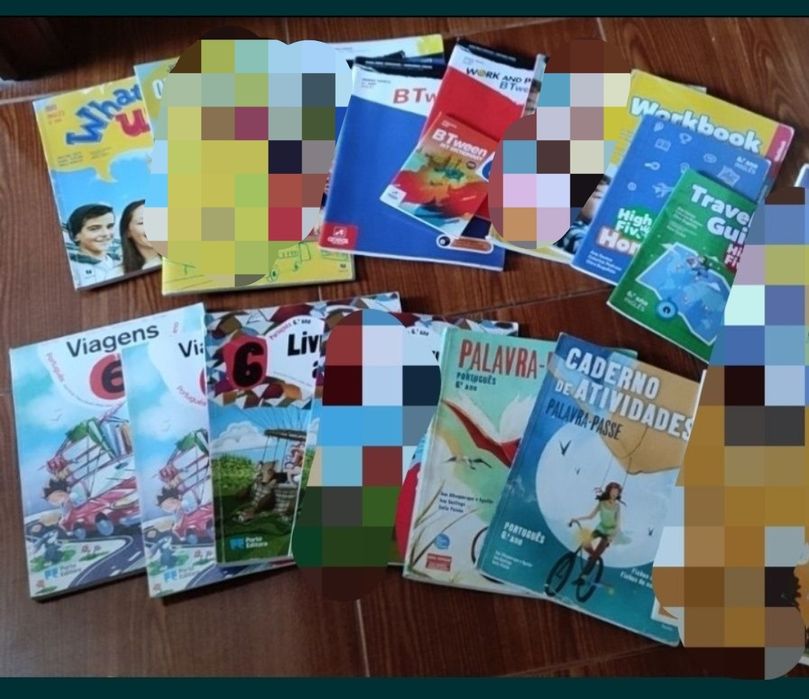 Manuais escolares para 6 ano