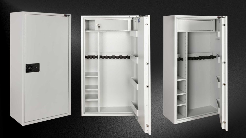 14 luf demontowalne wnętrze szafa na broń sejf S1 zamek kluczowy