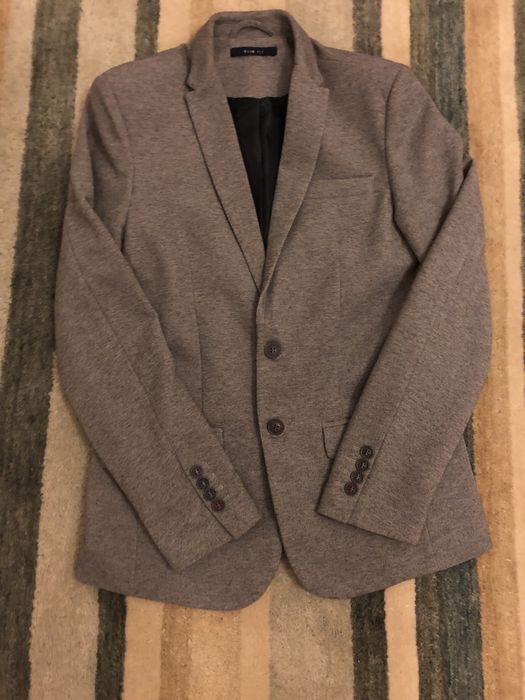 Marynarka House Slim Fit S szara