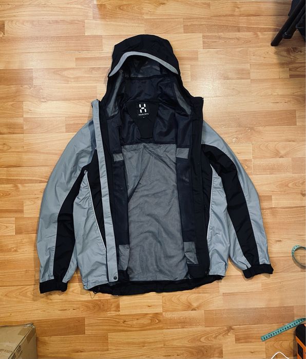 (L) HAGLOFS Windstopper осенняя курточка на мембране ветровка вітровка