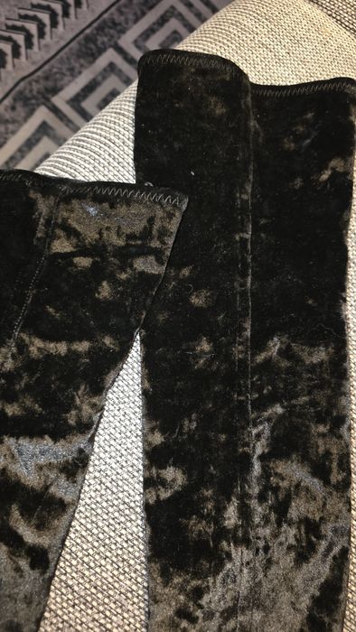 Muszkieterki długie welur H&M roziącliwe 38 /24,5 cm/