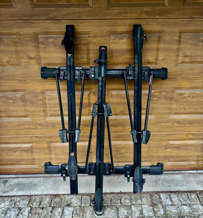 Zestaw Bagażnik dachowy Turtle AIR 2 + 3 x uchwyt rowerowy Aguri II Black